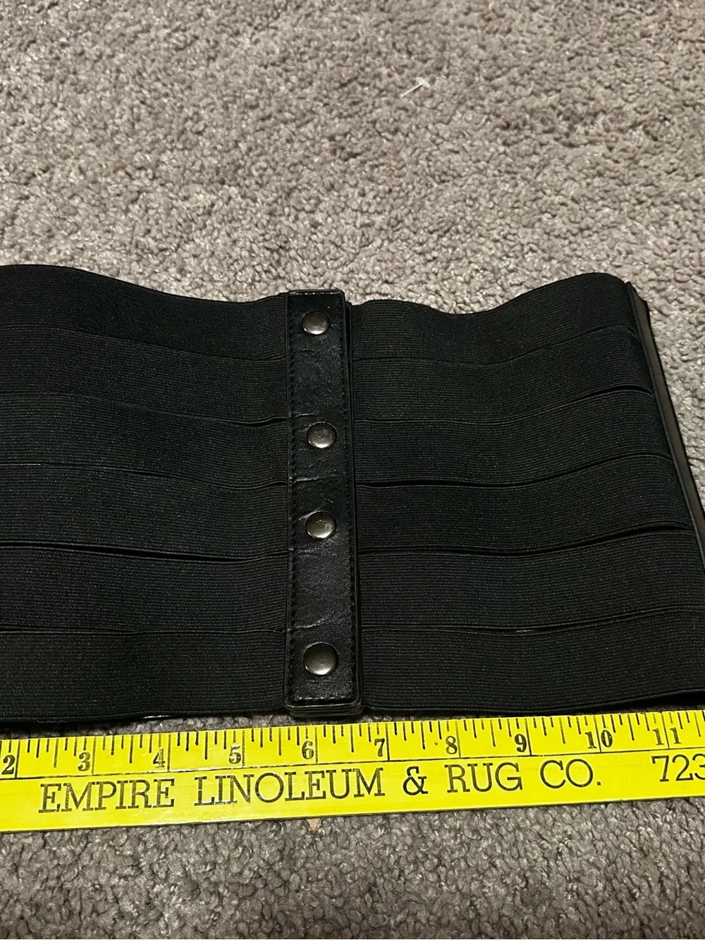 PVC underbust corset belt